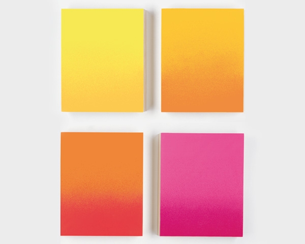 Multiples Modulationen (citron, gelb, orange, pink), 2006