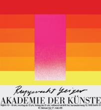 Rupprecht Geiger, Retrospektive, Akademie der Künste, Berlin (10.2.–17.3.1985)