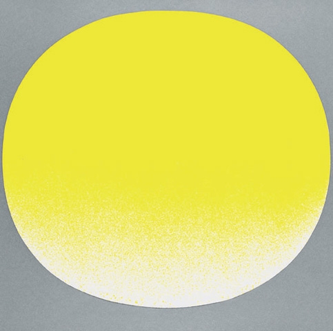 WVG 134-1 Gerundetes Gelb – Rounded Yellow / gelb auf blau-silber, 1970